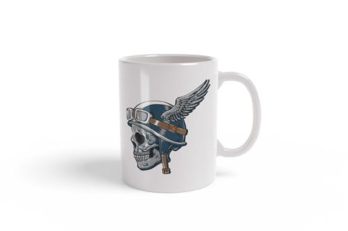 Winged Skull Rider Mug