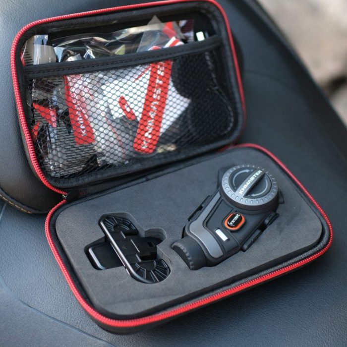 KN1200C Kameralı Motosiklet Kask İnterkom - Görsel 2