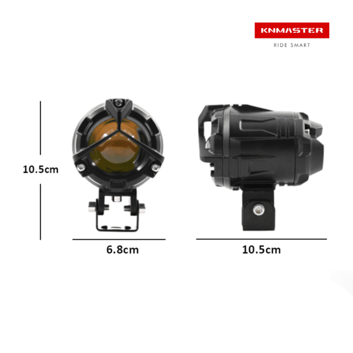 Knmaster Overkill 39W 3 Renkli Motosiklet Led Sis Farı - Görsel 6