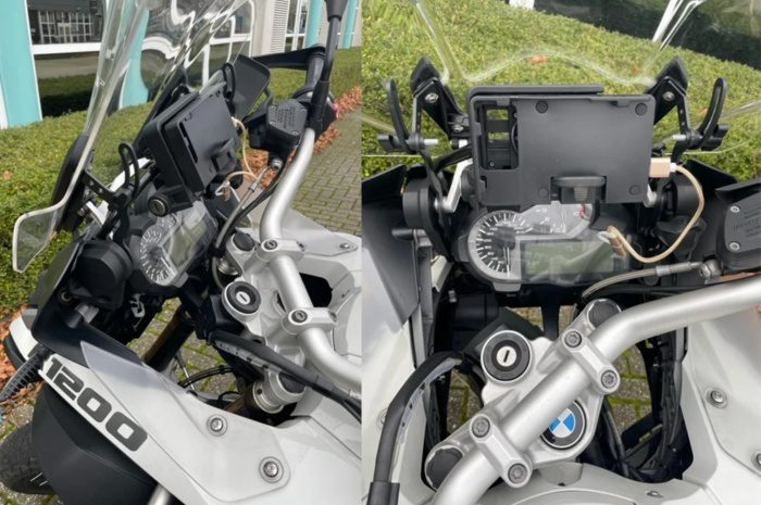 BMW R1200GS-R1250GS Ön Cam Destek Tutucu - Görsel 2