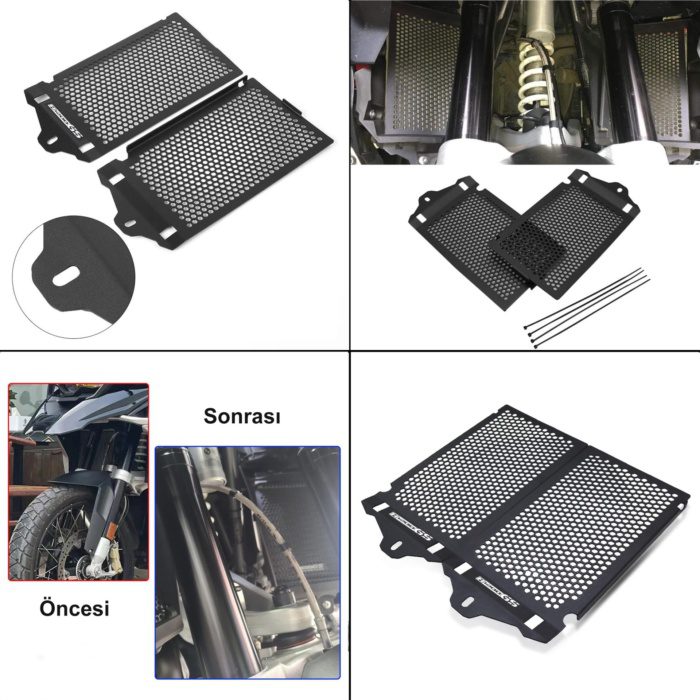 Knmaster BMW R 1200 GS 2013-2019 Uyumlu Radyatör Koruma Demiri - Görsel 4