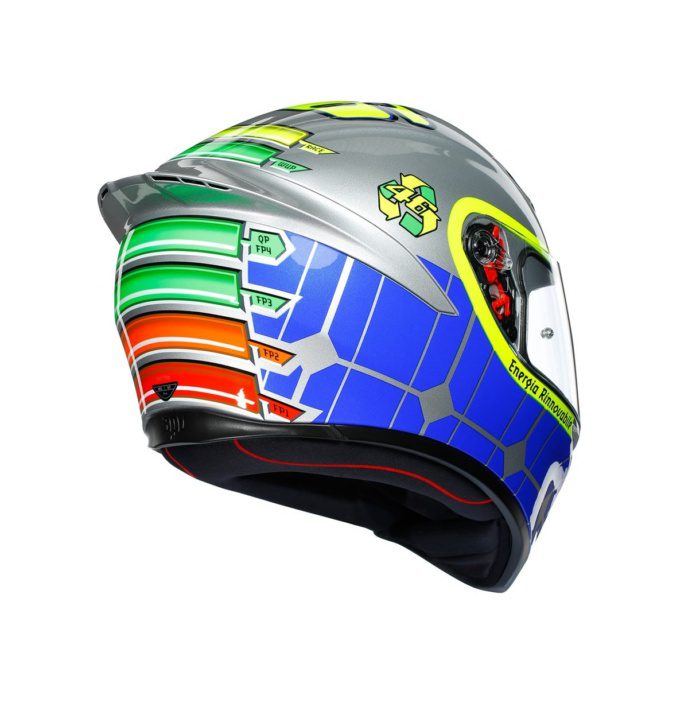 AGV KASK/K1 TOP ROSSI MUGELLO CONFR.2015 - Görsel 2