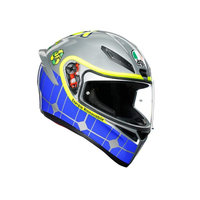 AGV KASK/K1 TOP ROSSI MUGELLO CONFR.2015 - Görsel 4