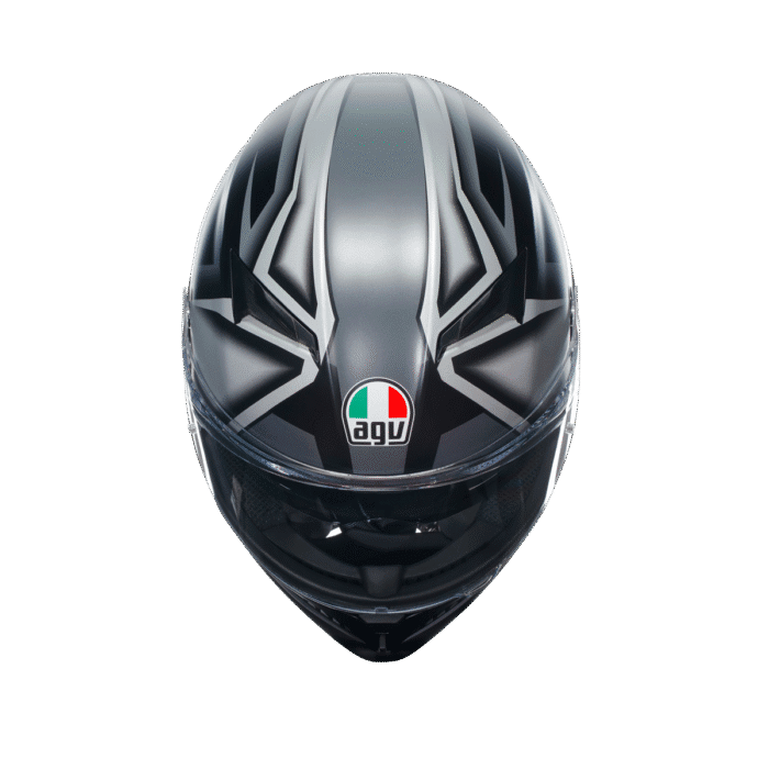 AGV KASK/K3 MPLK COMPOUND MATT BLACK GREY - Görsel 5