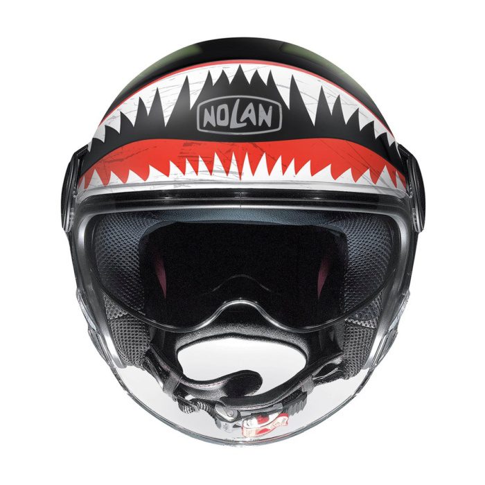 N21 VISOR SKYDWELLER 091 YARIM MOTOSİKLET KASKI - Görsel 4