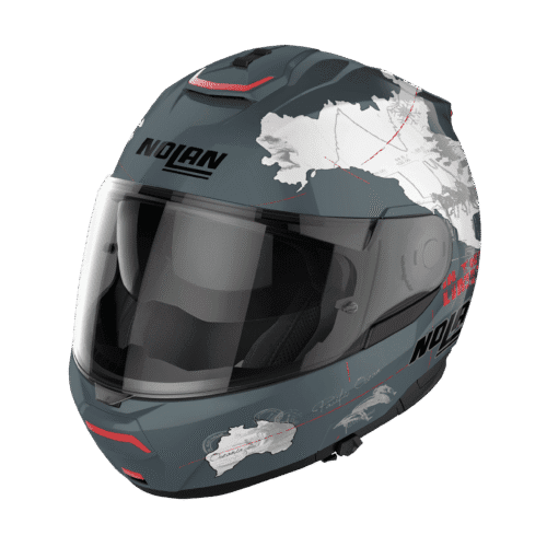 NOLAN N100-6 LEGEND CHECA N-COM 030 ÇENE AÇILIR MOTOSİKLET KASKI