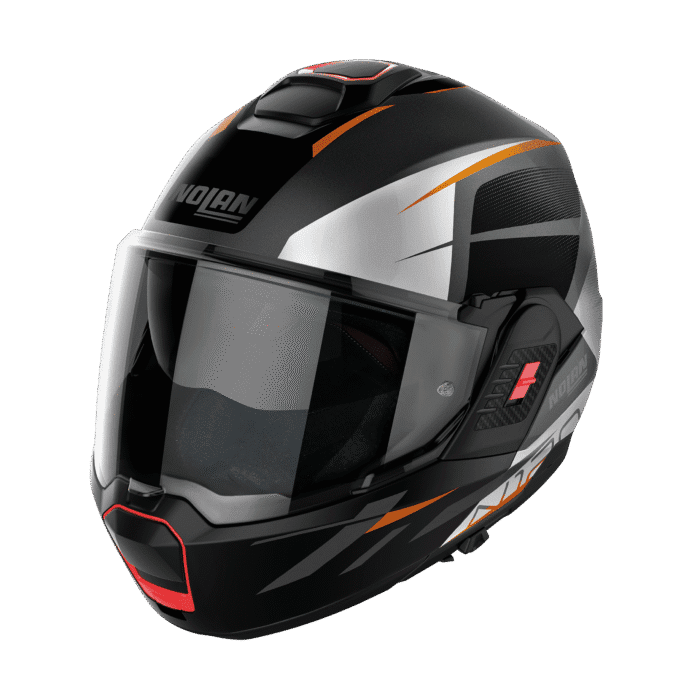 NOLAN N120-1 NIGHTLIFE N-COM 026 ÇENE ARKAYA DÖNEN MOTOSİKLET KASKI