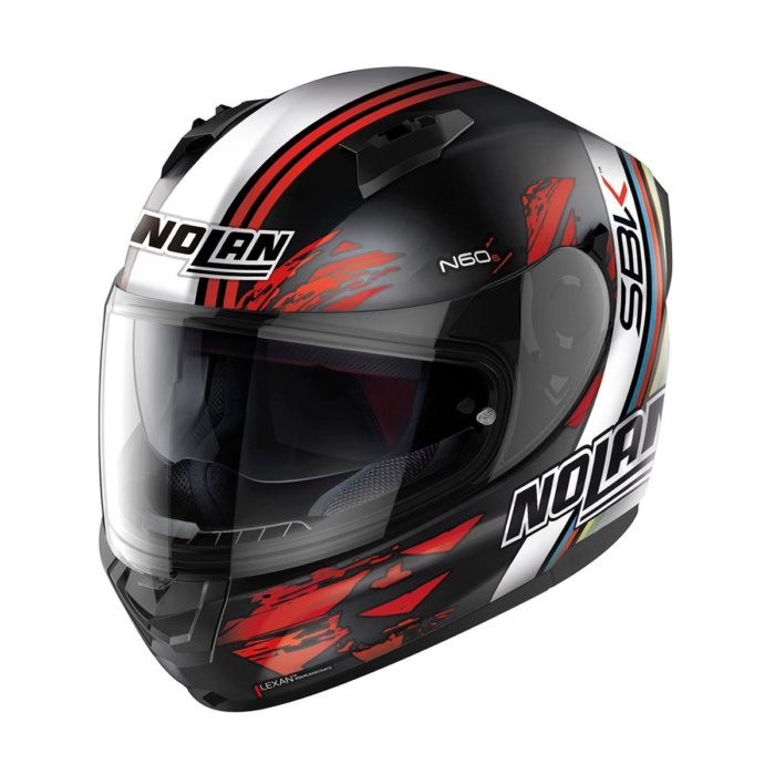 N60-6 SBK 056 KAPALI MOTOSİKLET KASKI