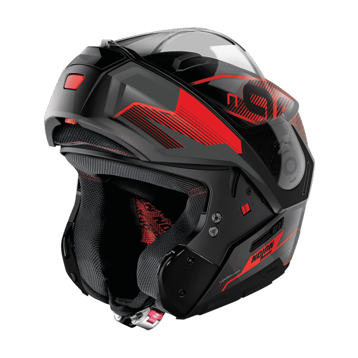 NOLAN N90-3 06 COMEBACK N-COM 044 ÇENE AÇILIR MOTOSİKLET KASKI - Görsel 4