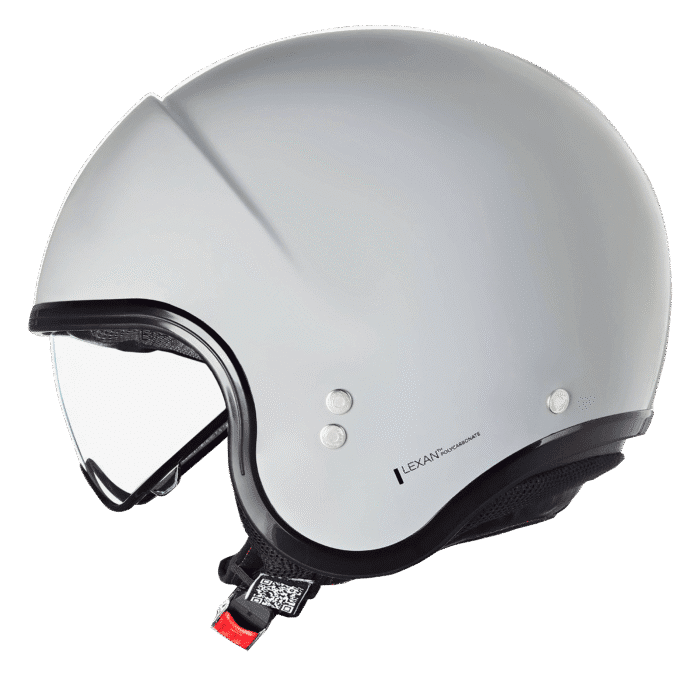NOLAN N21 06 CLASSICO 303 GÜNEŞ CAMLI YARIM KASK PARLAK AÇIK GRİ