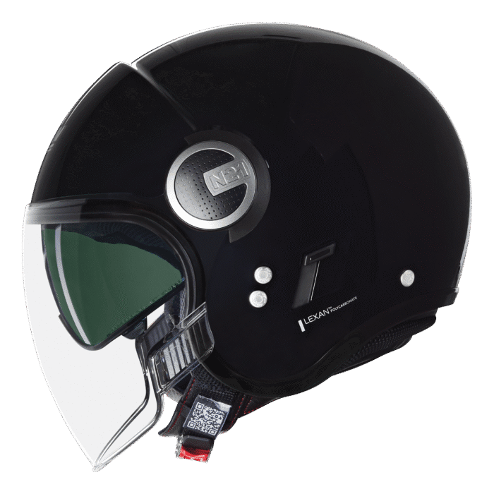 NOLAN N21 VISOR 06 CLASSICO 301 CAMLI YARIM KASK PARLAK SİYAH