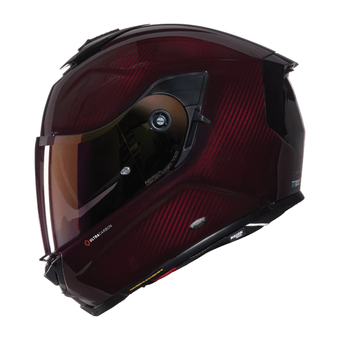 NOLAN X-903 ULTRA LIQUIDO  326 KARBON KAPALI KASK PARLAK KIRMIZI