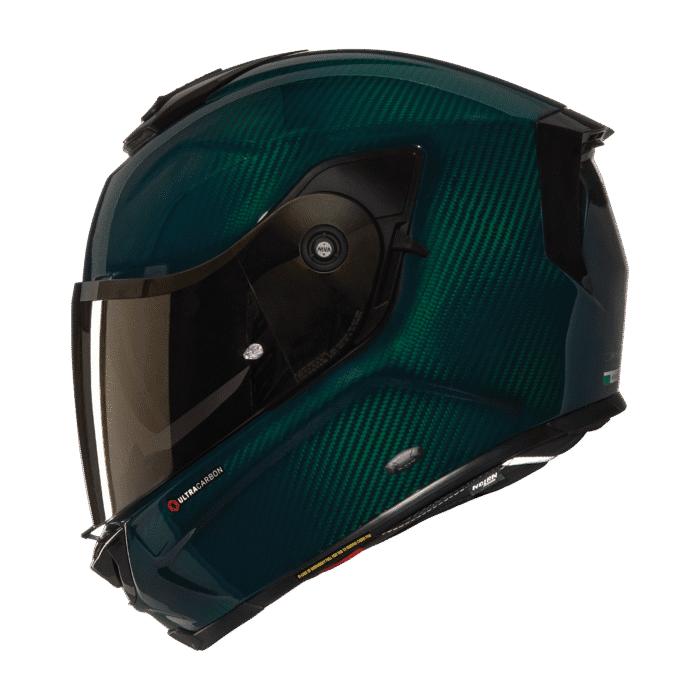 NOLAN X-903 ULTRA LIQUIDO  327 KARBON KAPALI KASK PARLAK YEŞİL