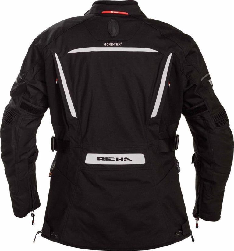 RICHA CYCLONE GTX GORE-TEX SU GEÇİRMEZ BAYAN MOTOSİKLET MONT SİYAH - Görsel 2