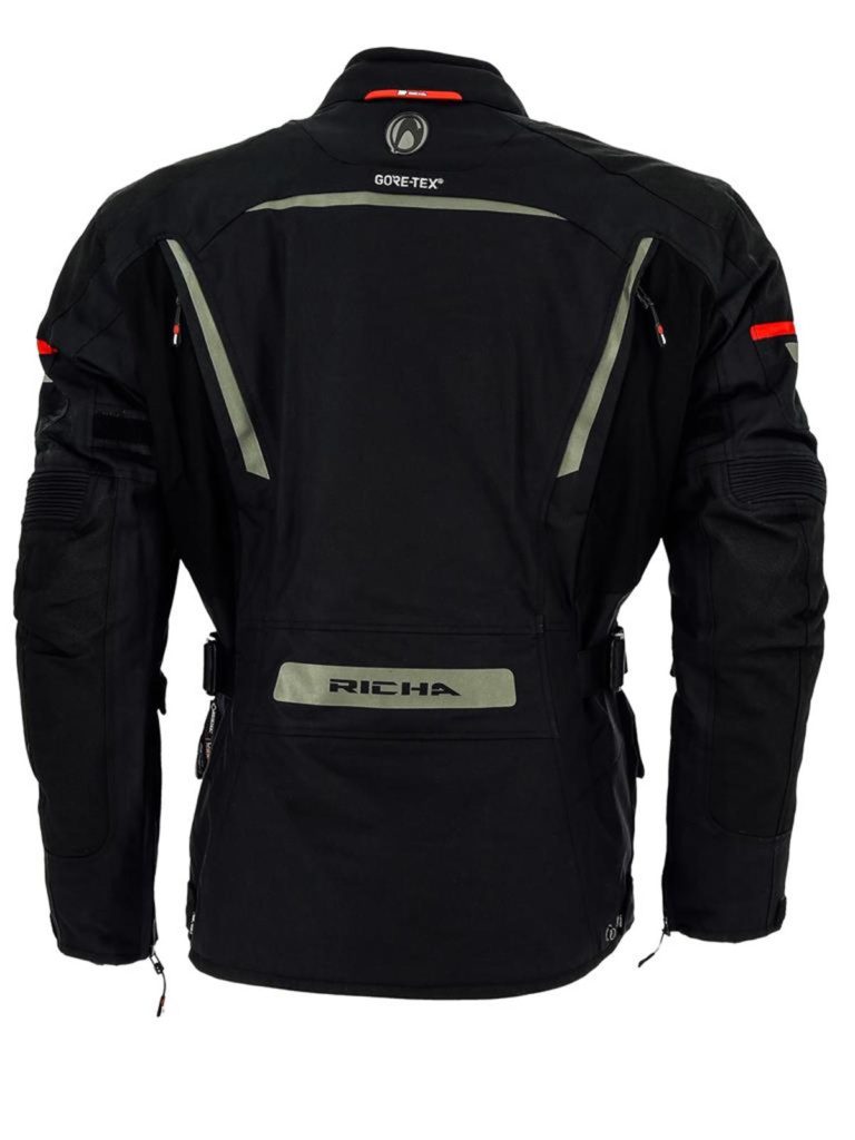RICHA CYCLONE GTX GORE-TEX SU GEÇİRMEZ MOTOSİKLET MONT SİYAH - Görsel 2