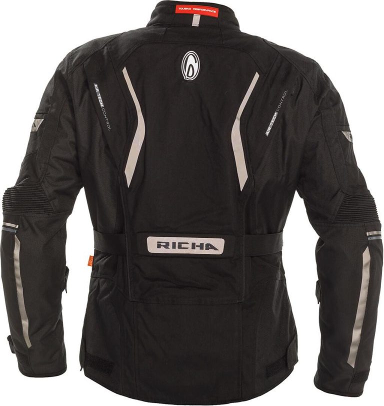 RICHA INFINITY 2 MOTOSİKLET SU GEÇİRMEZ KORUMALI BAYAN MONT SİYAH - Görsel 2