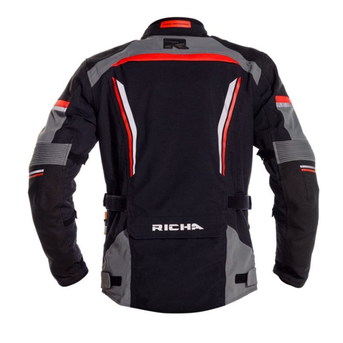 RICHA INFINITY 2 PRO MOTOSİKLET KORUMALI TEKSTİL MONT KIRMIZI - Görsel 2