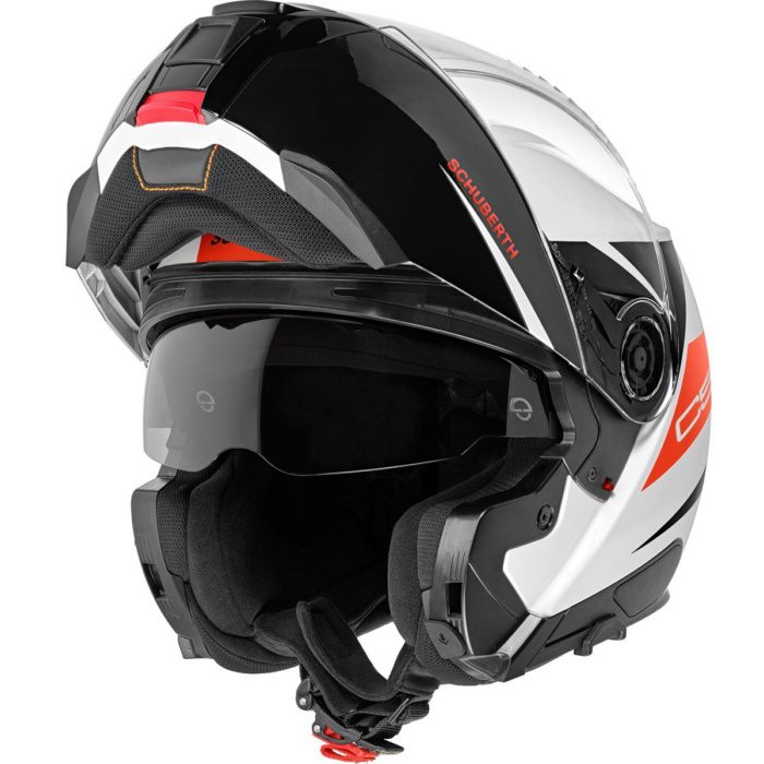 SCHUBERTH C5 ECLIPSE RED ÇENE AÇILIR MOTOSİKLET KASKI - Görsel 4