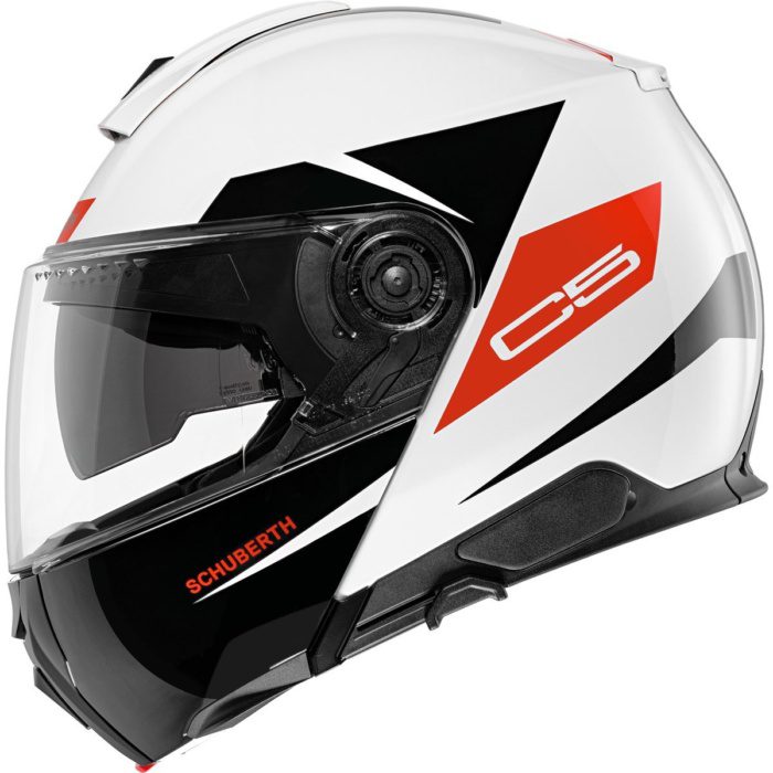SCHUBERTH C5 ECLIPSE RED ÇENE AÇILIR MOTOSİKLET KASKI