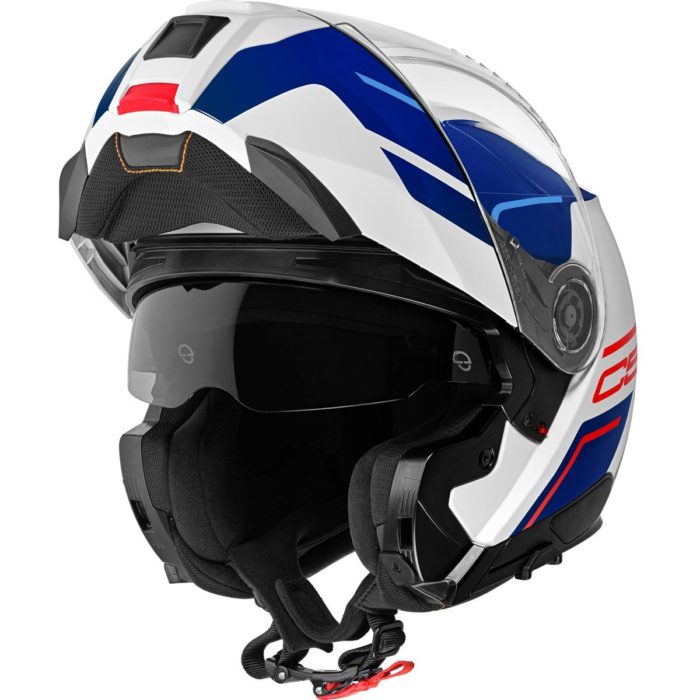 SCHUBERTH C5 MASTER BLUE ÇENE AÇILIR MOTOSİKLET KASKI - Görsel 4