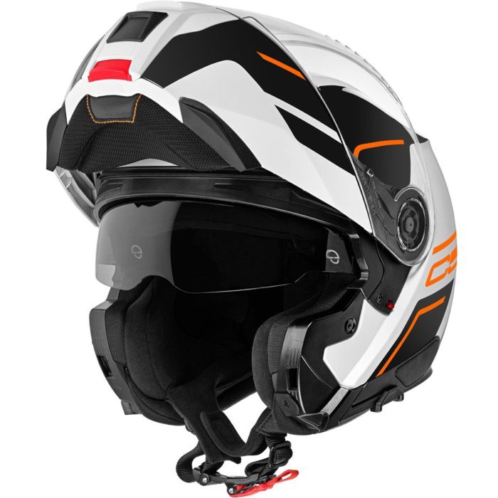 SCHUBERTH C5 MASTER ORANGE ÇENE AÇILIR MOTOSİKLET KASKI - Görsel 4