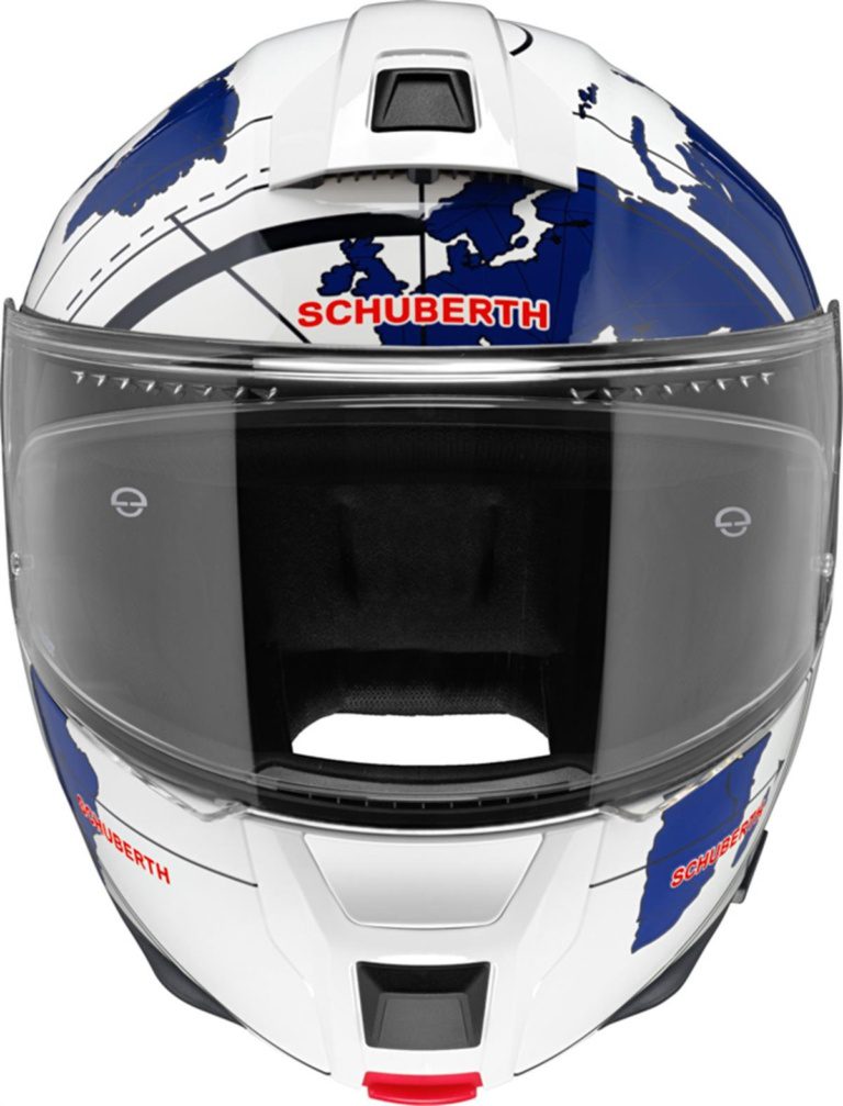 SCHUBERTH C5 GLOBE BLUE ÇENE AÇILIR MOTOSİKLET KASKI - Görsel 2