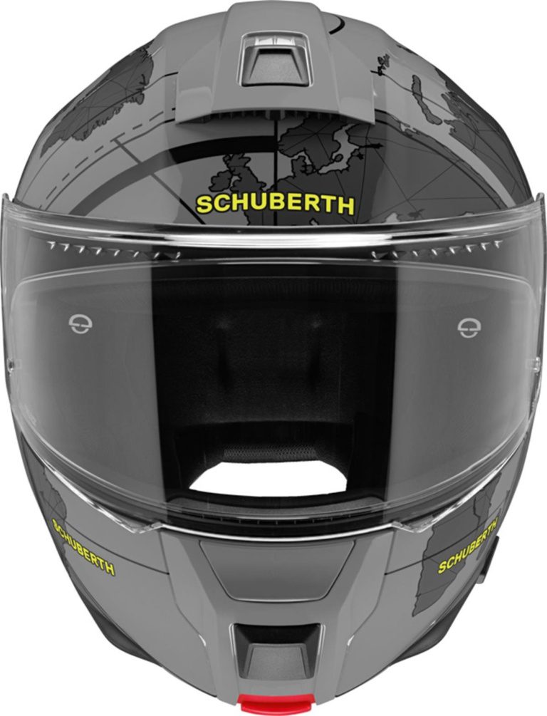 SCHUBERTH C5 GLOBE GREY ÇENE AÇILIR MOTOSİKLET KASKI - Görsel 3