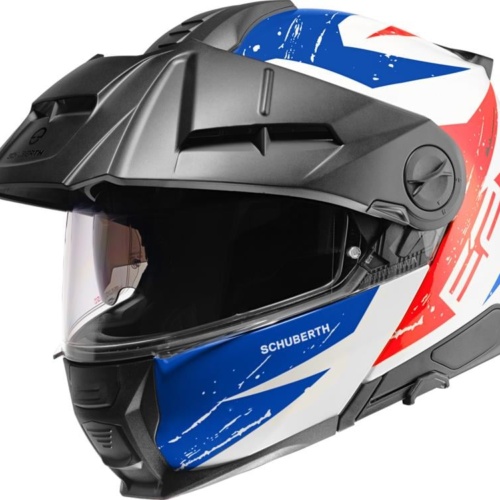 SCHUBERTH E2 EXPLORER BLUE ÇENE AÇILIR SİPERLİKLİ MOTOSİKLET KASKI