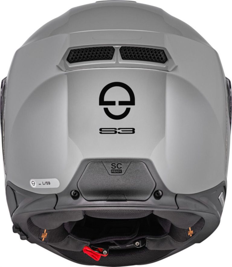 SCHUBERTH S3 CONCRETE GREY KAPALI MOTOSİKLET KASKI - Görsel 4