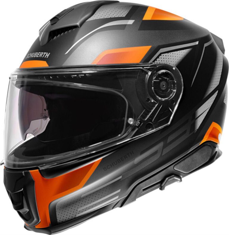 SCHUBERTH S3 STORM ORANGE KAPALI MOTOSİKLET KASKI - Görsel 2