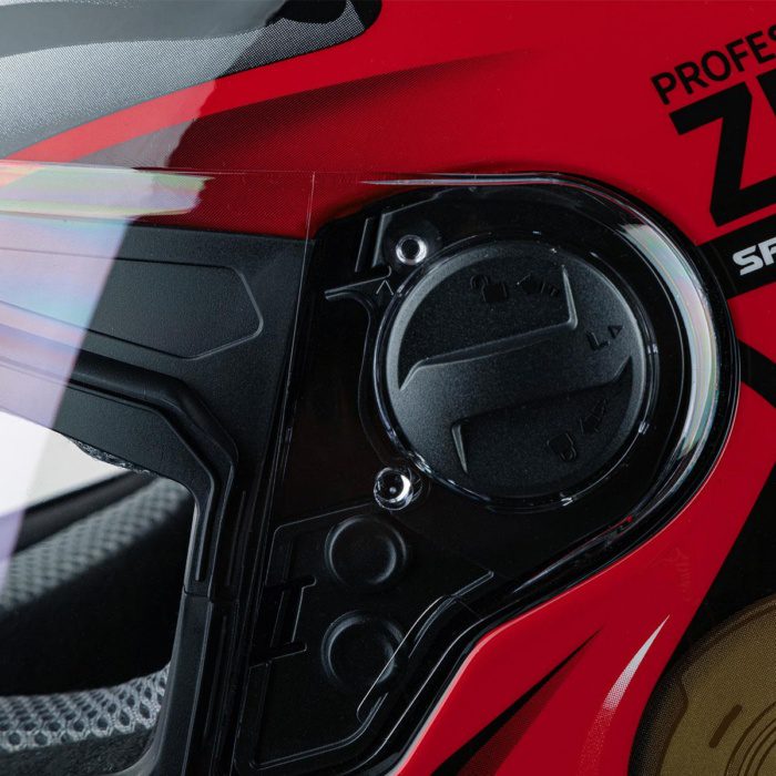 ZEUS KASK/ZS811A BLACK AL39 RED - Görsel 5