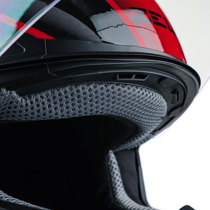 ZEUS KASK/ZS811A BLACK AL39 RED - Görsel 6