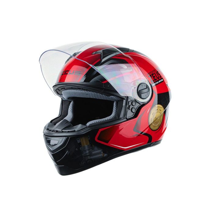 ZEUS KASK/ZS811A BLACK AL39 RED - Görsel 7