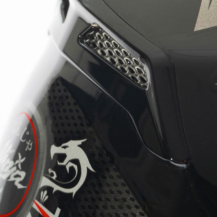 ZEUS KASK/ZS-813A BLACK AN36-RED - Görsel 3