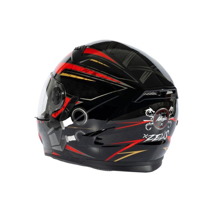 ZEUS KASK/ZS-813A BLACK AN36-RED - Görsel 6