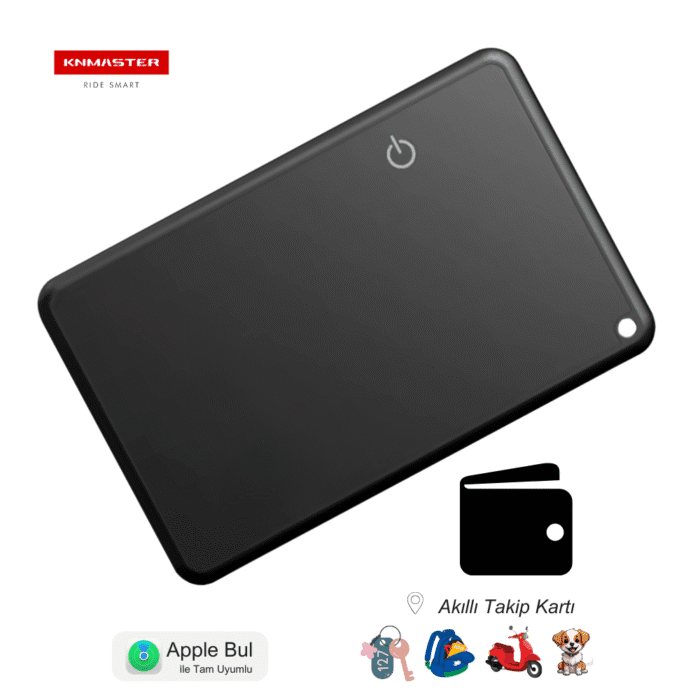 KNMASTER KNTAG 1C - Ultra İnce Akıllı Takip Kartı (Cüzdan Bulucu)