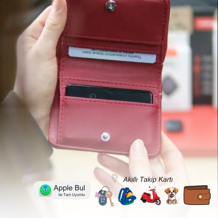 KNMASTER KNTAG 1C - Ultra İnce Akıllı Takip Kartı (Cüzdan Bulucu) - Görsel 3
