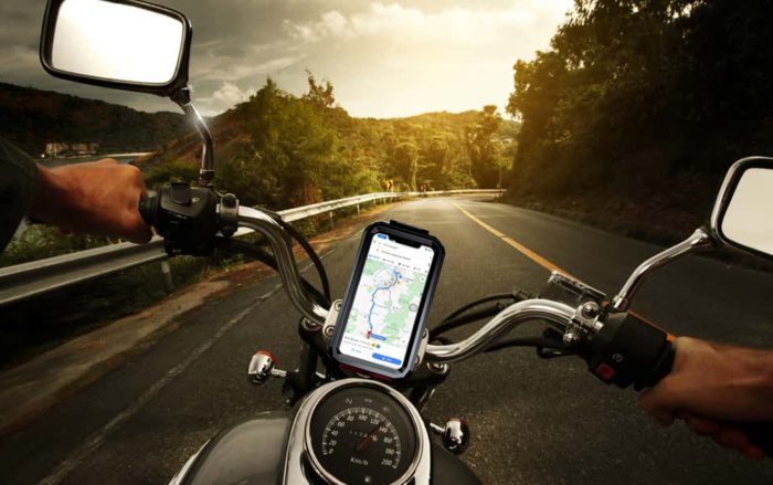 Knmaster TT-900 Titreşim Engelleyici Tüm Motosikletlere Uygun Telefon Tutucu - Görsel 3