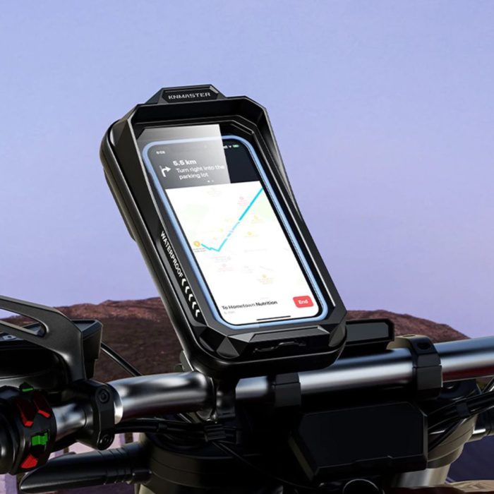 Knmaster TT-850 Su Geçirmez Tüm Motosikletlere Uygun Telefon Tutucu - Görsel 3