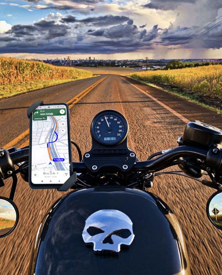 Knmaster TT-200 Tüm Motosikletlere Uyumlu Telefon Tutucu - Görsel 3