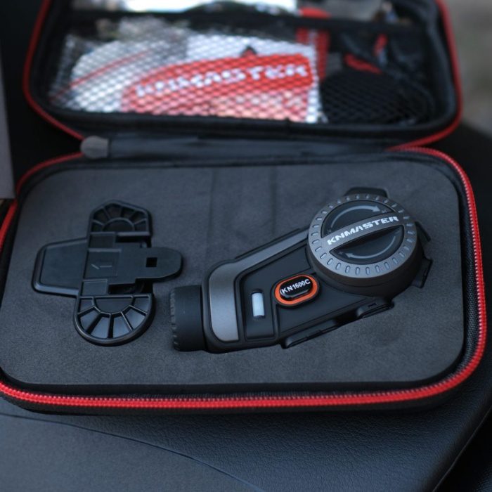 KNMASTER KN1600C Kameralı Motosiklet Kask İnterkom Bluetooth İntercom Kulaklık Seti - Görsel 4