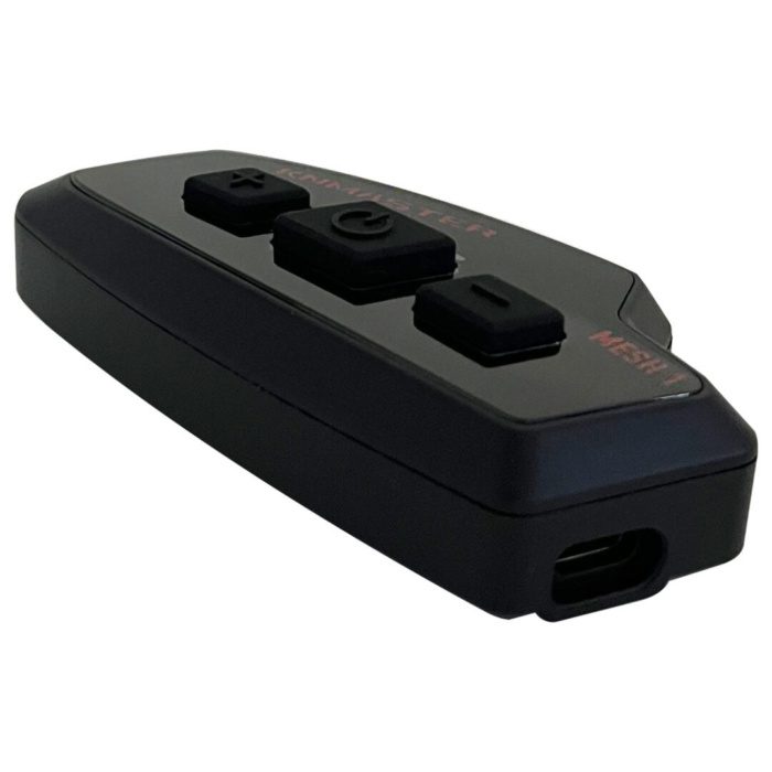 Knmaster MESH 1 Motosiklet Kask İnterkom Bluetooth Intercom Kulaklık Seti - Görsel 4