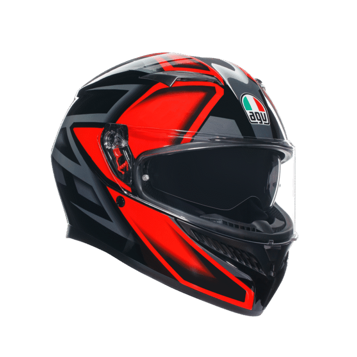 AGV KASK/K3 MPLK COMPOUND BALCK RED - Görsel 2