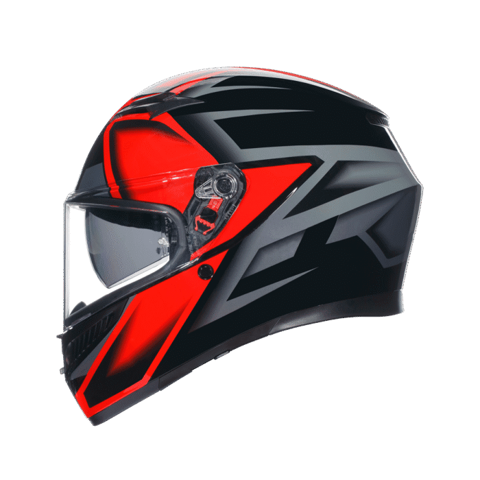 AGV KASK/K3 MPLK COMPOUND BALCK RED - Görsel 3