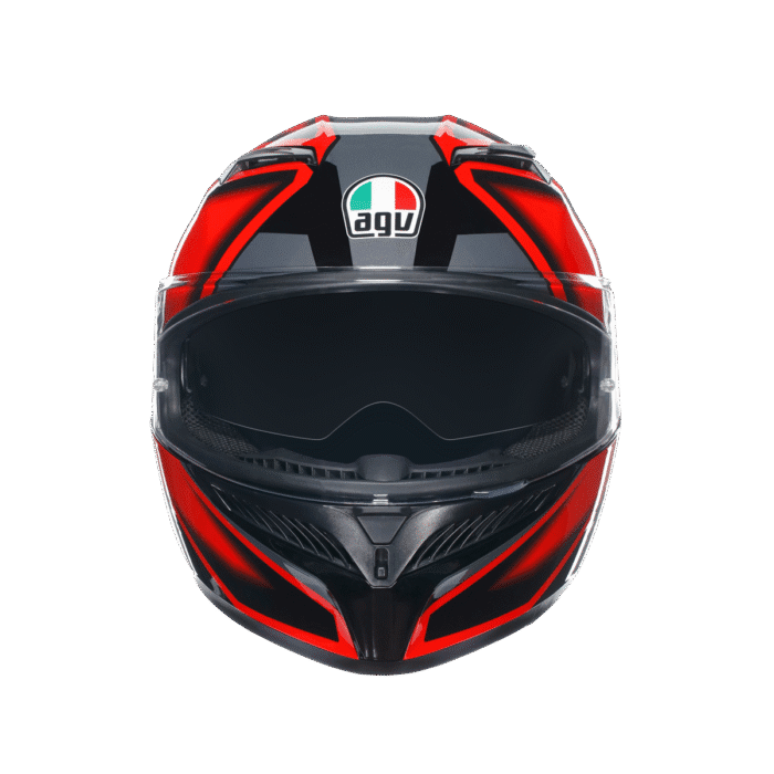 AGV KASK/K3 MPLK COMPOUND BALCK RED - Görsel 5