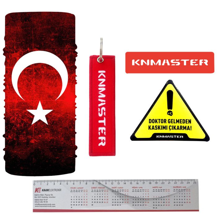 Knmaster MESH 1 Motosiklet Kask İnterkom Bluetooth Intercom Kulaklık Seti - Görsel 6
