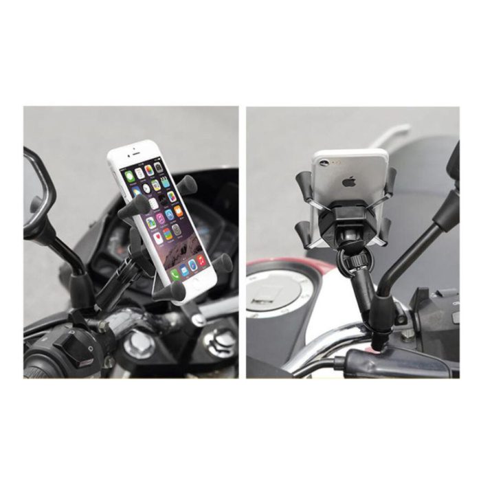 Knmaster X Serisi Motosiklet Bisiklet Telefon Tutucu - Ayna Bağlantılı - Görsel 5