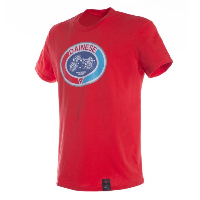 DAINESE T SHIRT/ MOTO 72 T-SHIRT RED