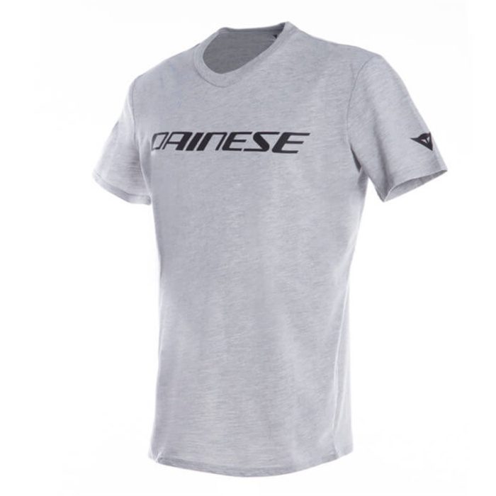 DAINESE T.SHIRT/ DAINESE T-SHIRT GRAY-MELANGE/BLCK - Görsel 2