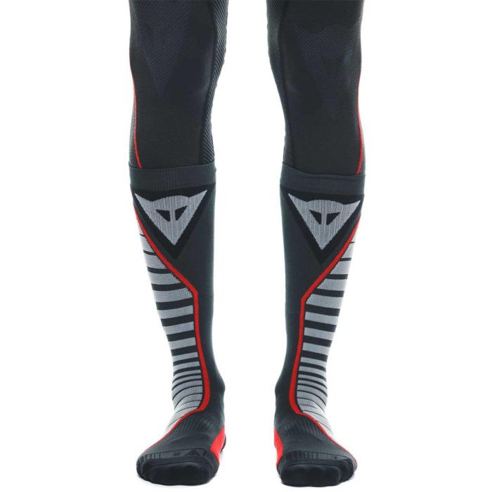 DAINESE /THERMO LONG SOCKS BLACK RED - Görsel 4